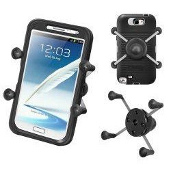 (RAM-HOL-UN10B) X-Grip IV Universal Large Phone/Phablet & Sat Nav Holder with 1" Ball